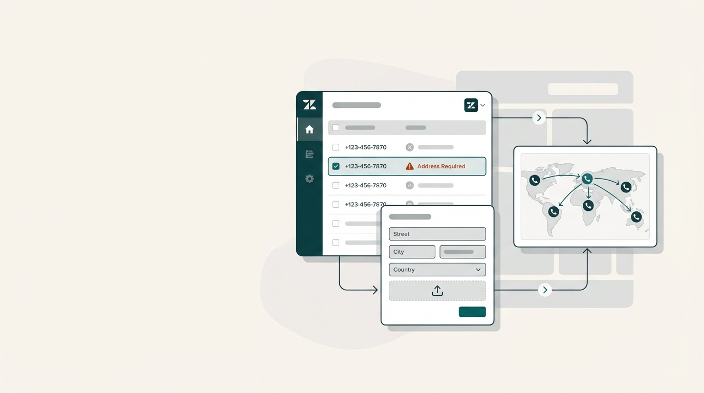 Zendesk Talkの電話番号用アドレスを追加する方法：完全ガイド