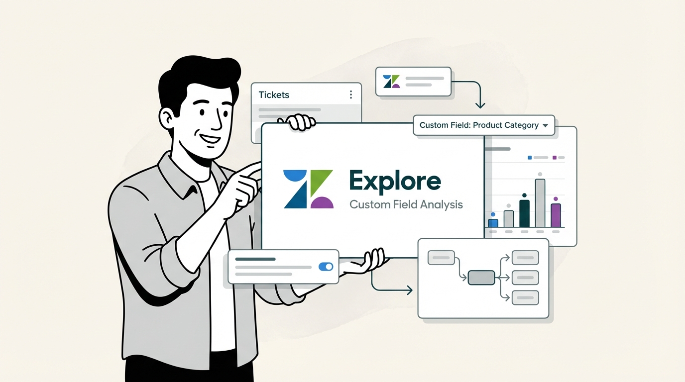 Zendesk Exploreのカスタムチケットフィールドのレシピ：完全ガイド
