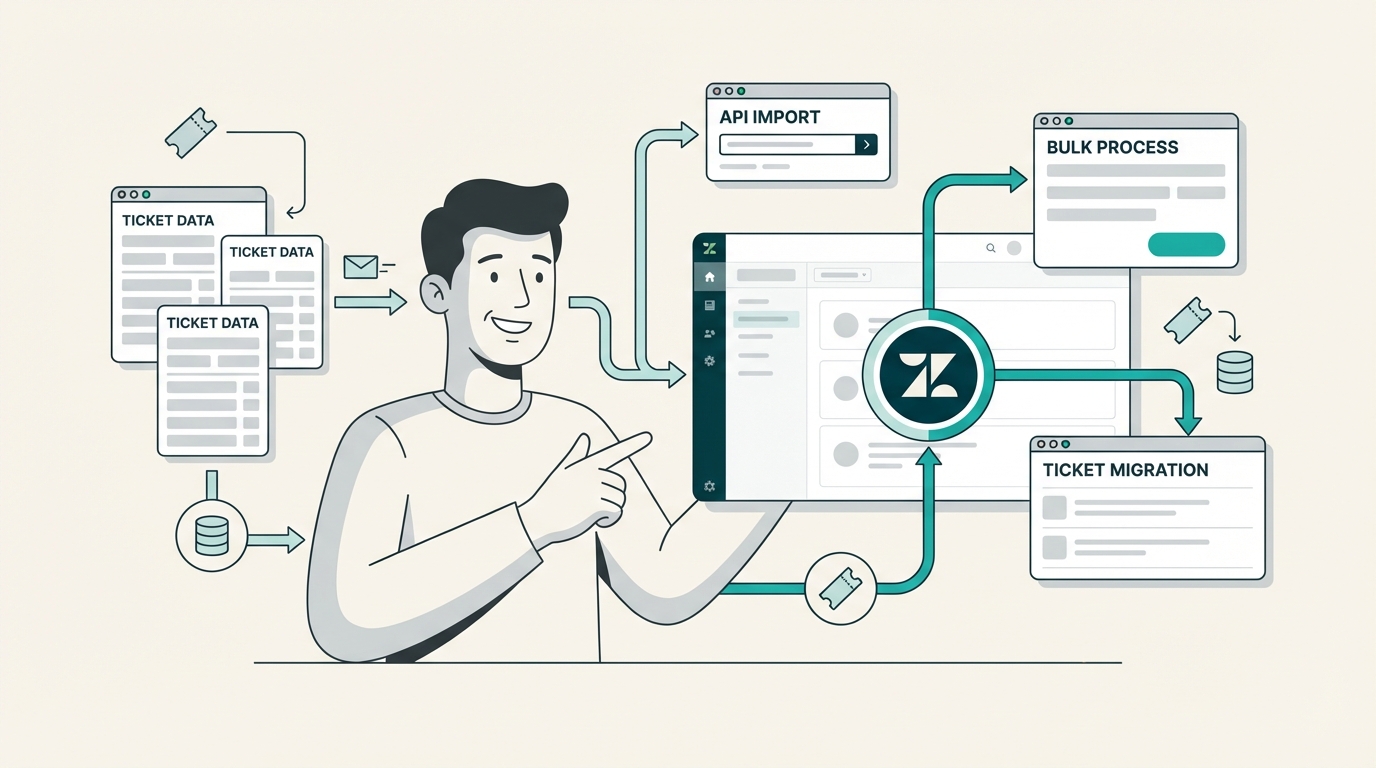 Zendesk APIを使用してチケットを一括インポートする方法 | eesel AI