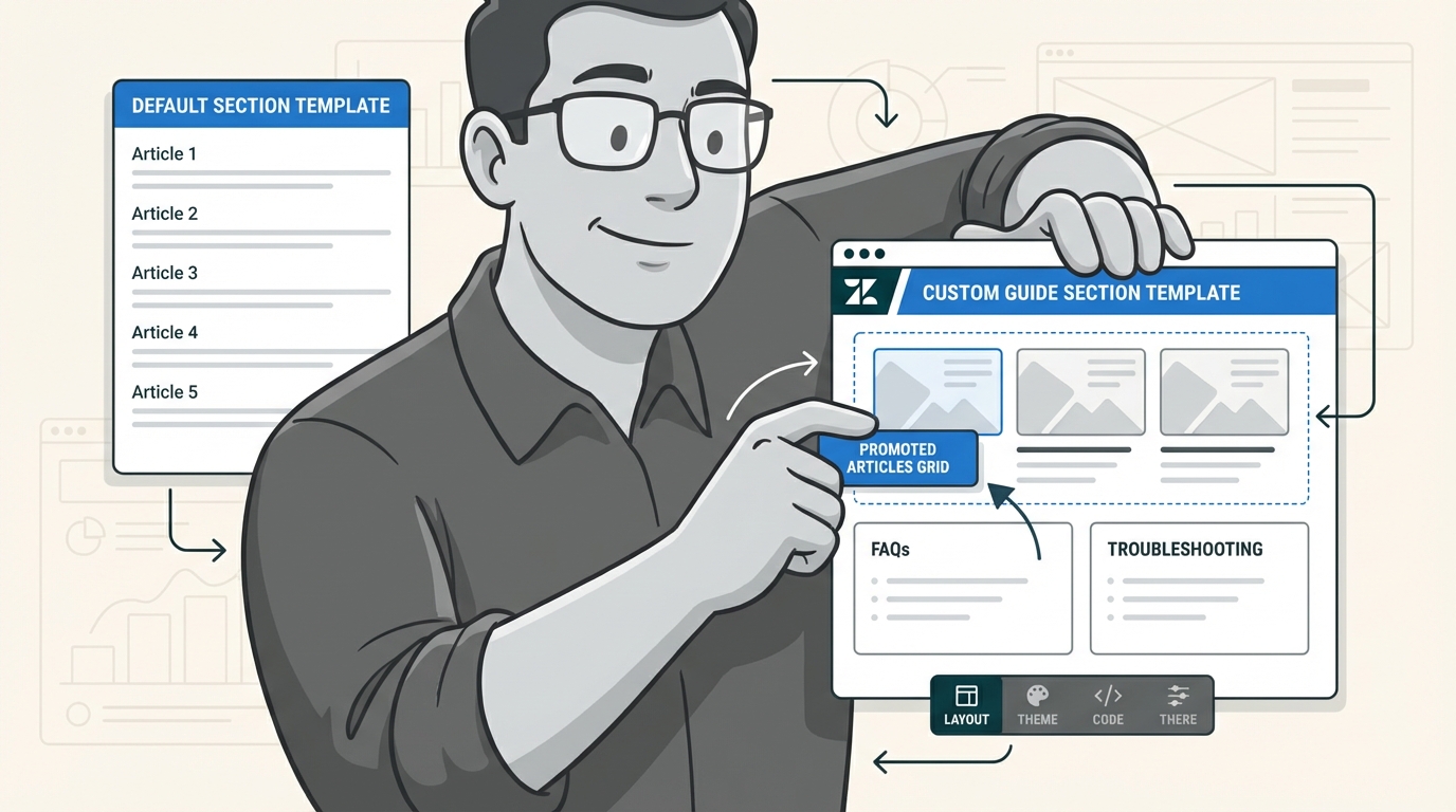 Zendesk Guideセクションページテンプレートの作成とカスタマイズ方法