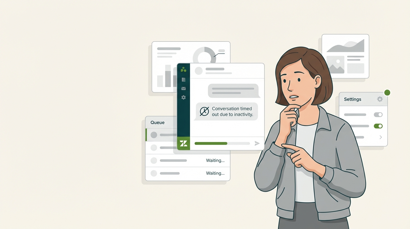 Zendeskメッセージングの会話タイムアウト：2026年完全ガイド | eesel AI