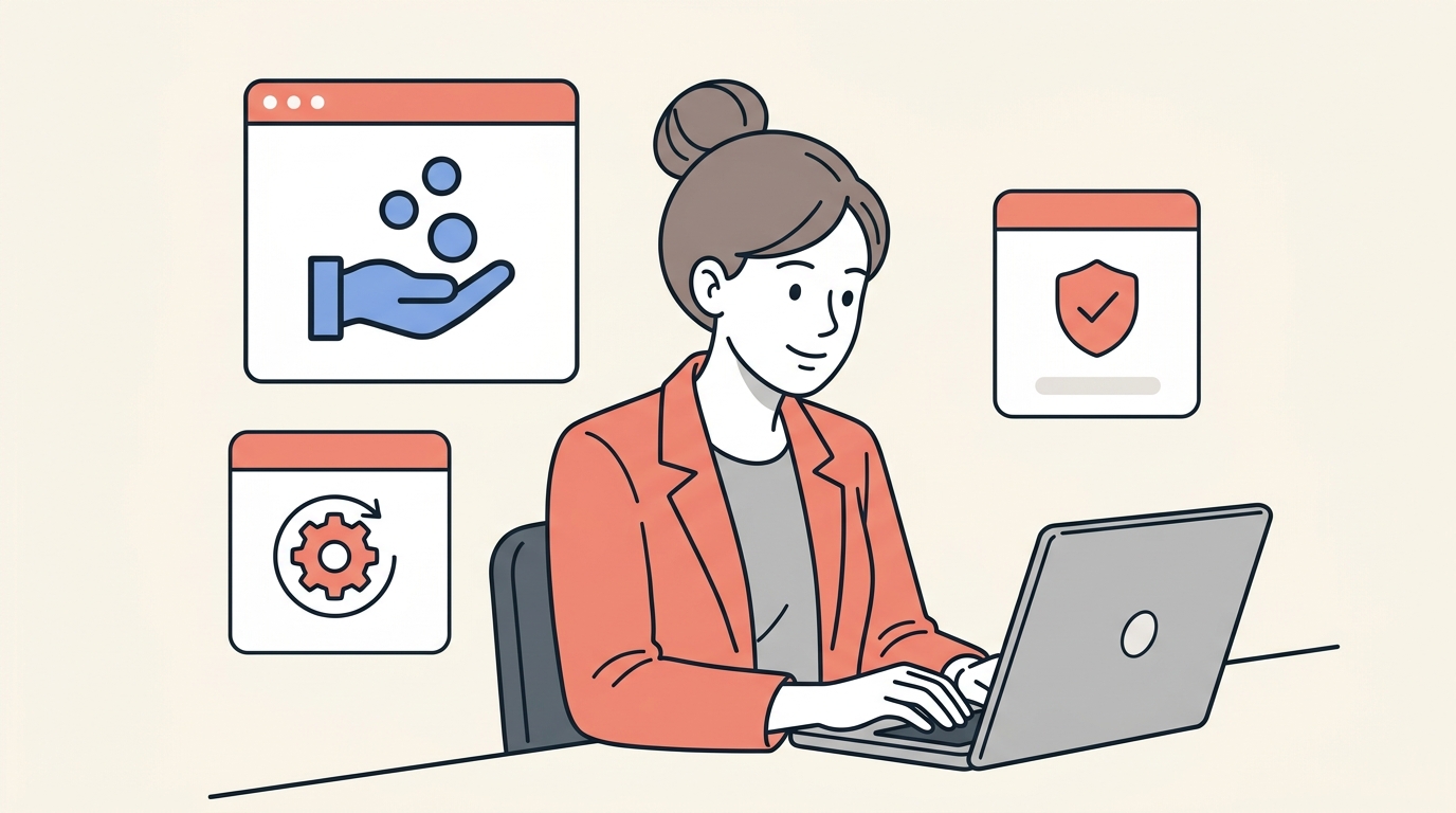 A banner showing smart business automation workflows for Australian businesses