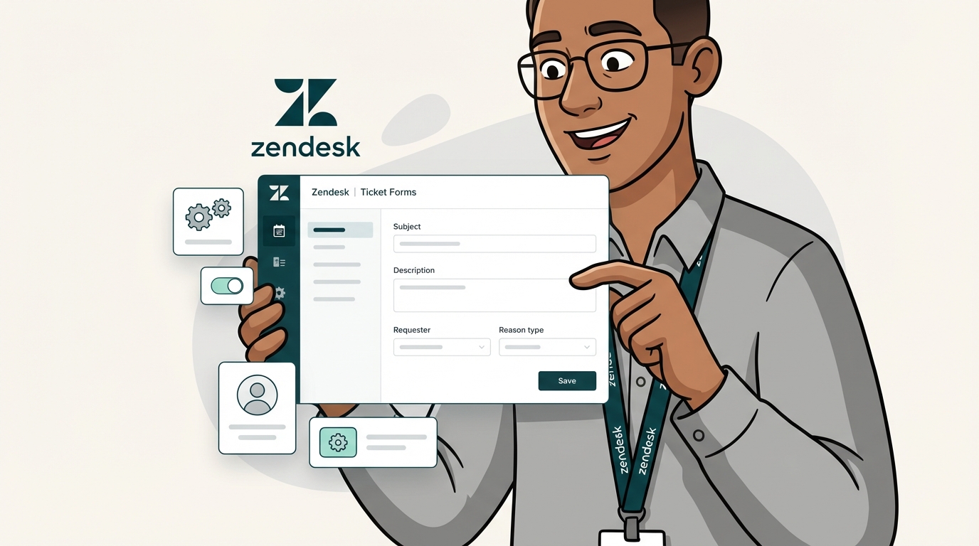 チケットフォーム用にZendeskアカウント設定を構成する方法