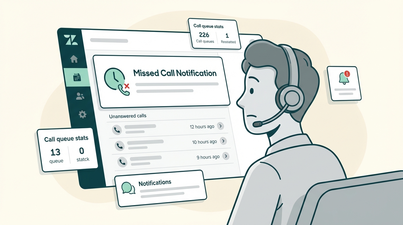 Zendesk Talkの不在着信通知：2026年版完全ガイド