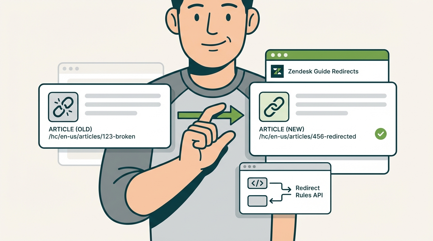 Zendesk Guideでリダイレクトを設定する方法：完全な2026年ガイド