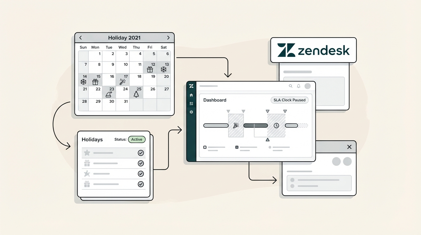How to set up and manage holiday schedules in Zendesk | eesel AI