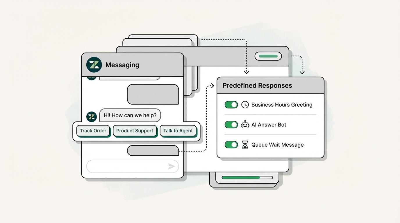Zendeskメッセージの定型チャット回答の設定方法：完全ガイド
