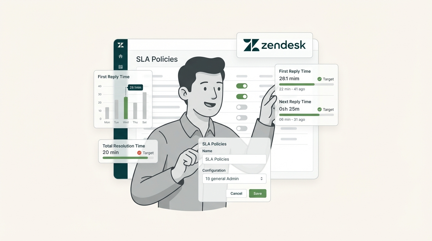 Zendesk SLAポリシーの作成方法：2026年完全ガイド