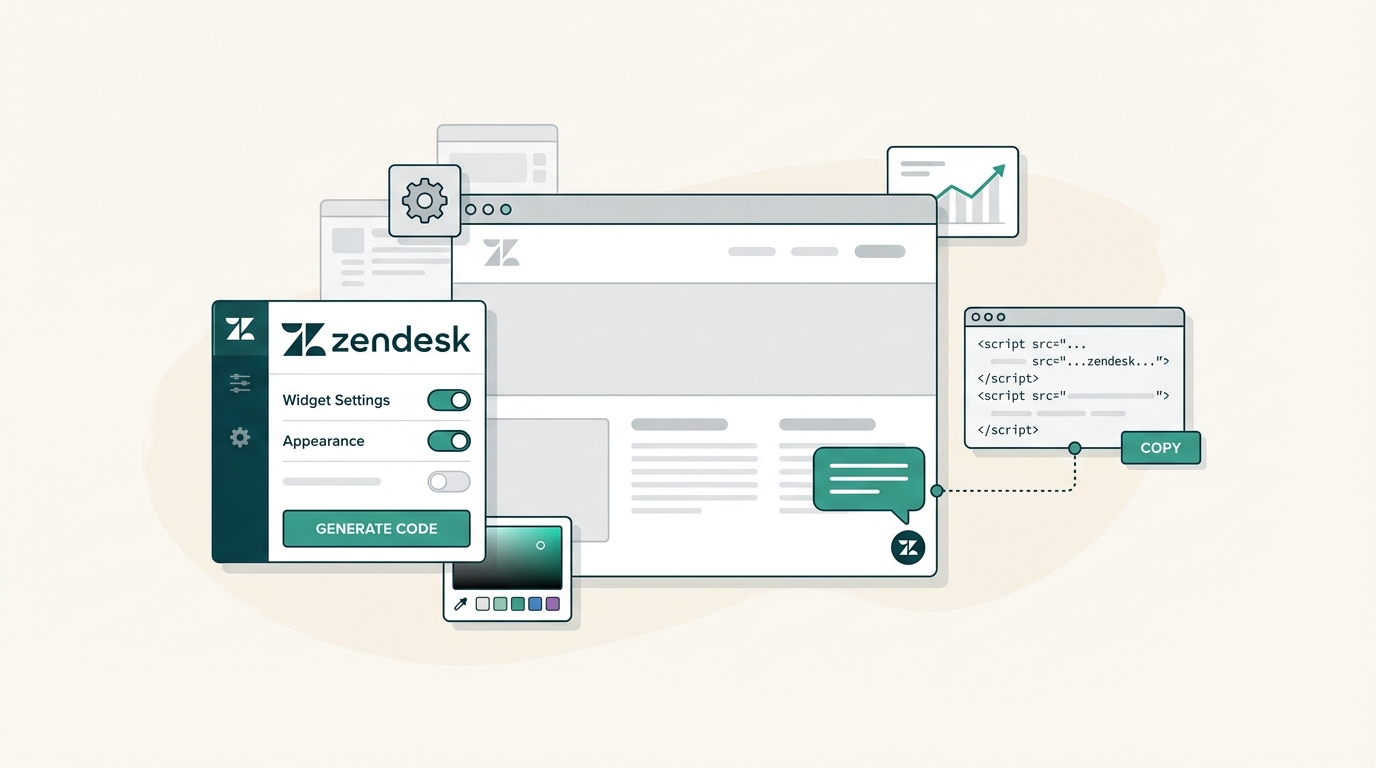 How to get and install your Zendesk web widget embed code | eesel AI