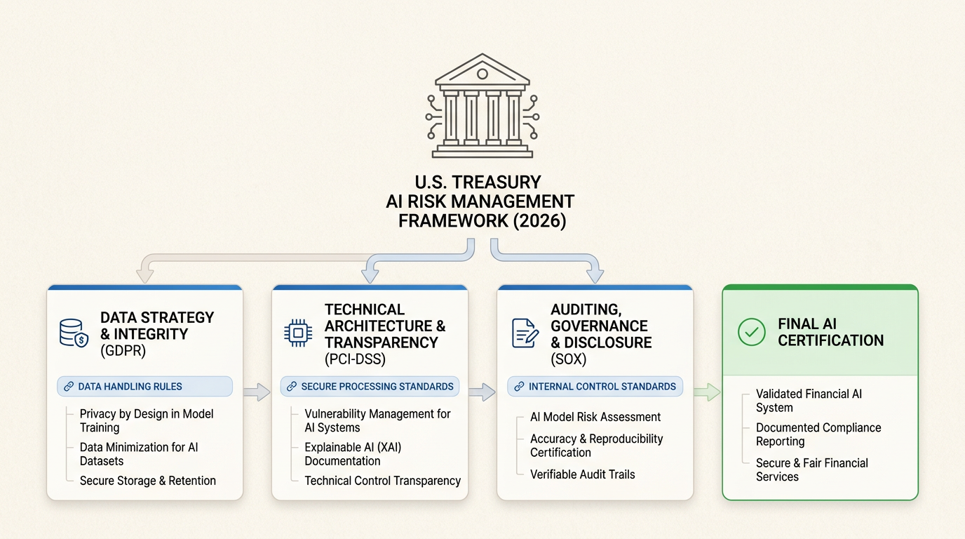 AIリスク管理とコンプライアンス要件を備えた金融サービス規制の状況