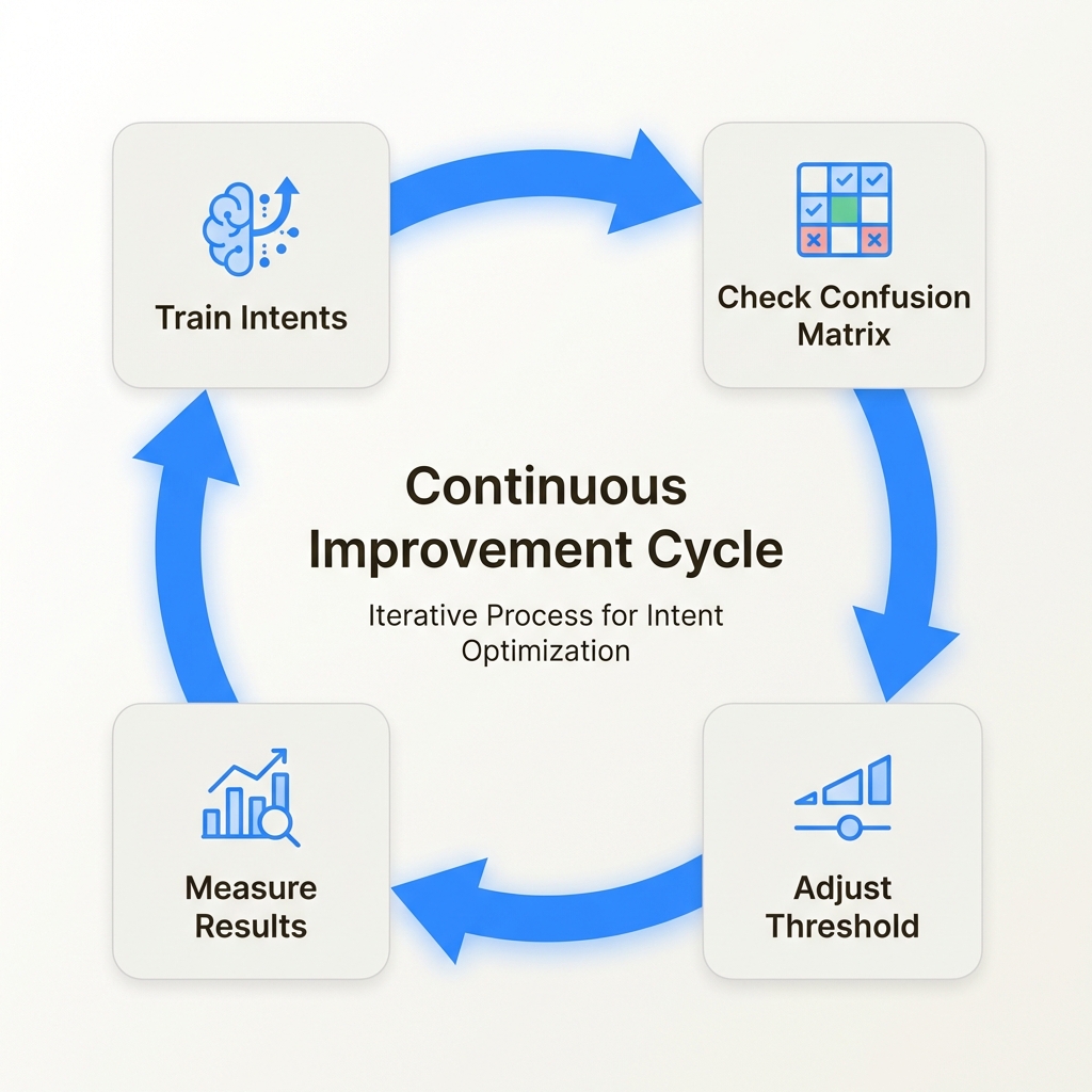 O ciclo de melhoria contínua para otimização do limite de confiança da IA