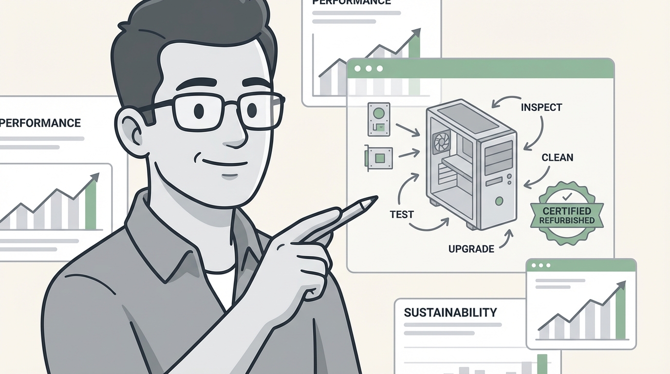 Calculatoare refurbished: ghidul complet pentru o achiziție inteligentă și sustenabilă