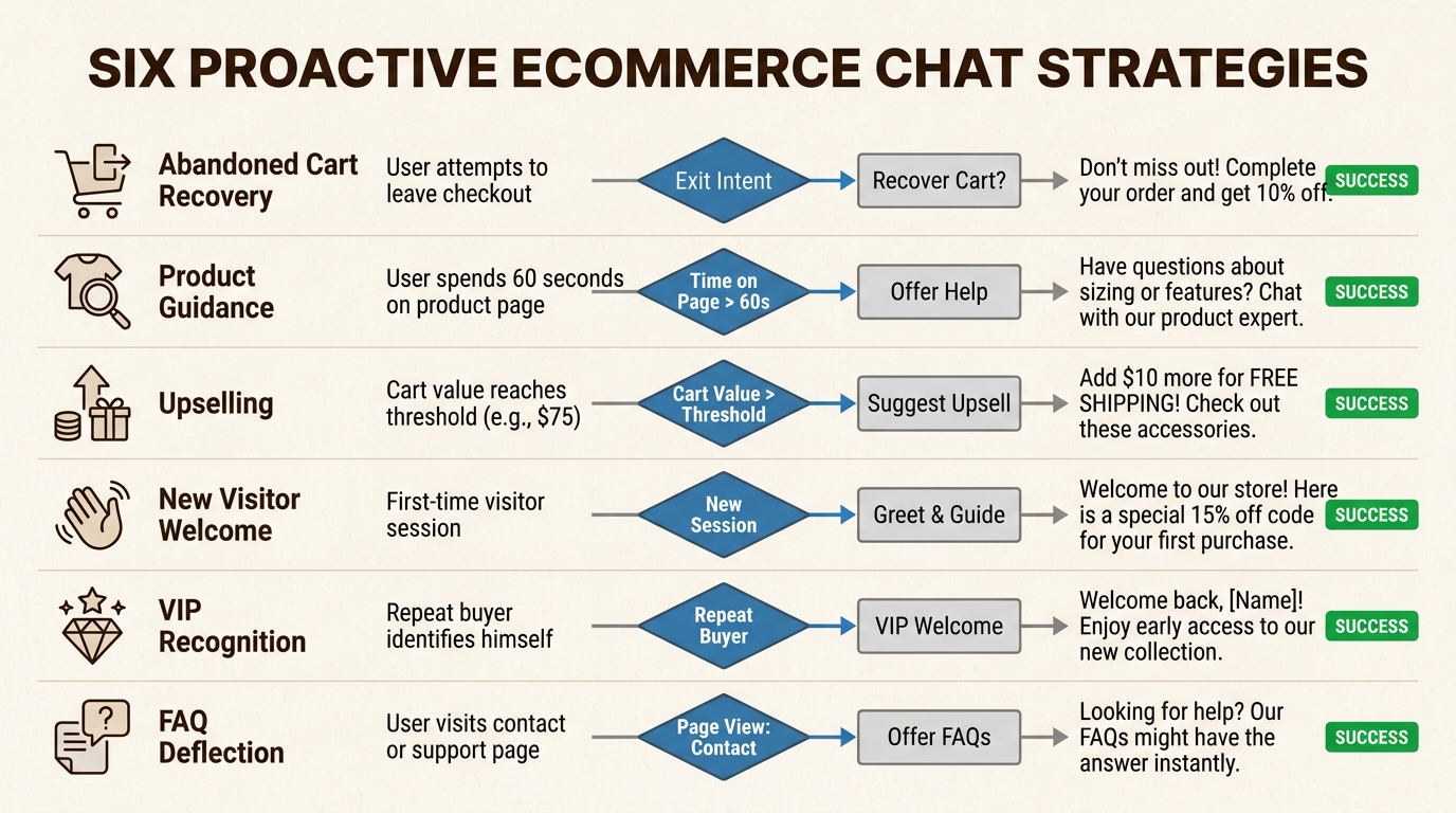 Six déclencheurs de Cue stratégiques pour l'engagement du commerce électronique