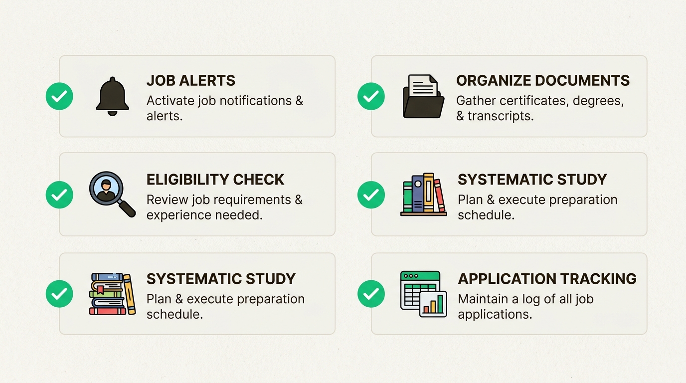 Following this preparation checklist ensures you remain organized and ready to act as soon as new notifications are released.