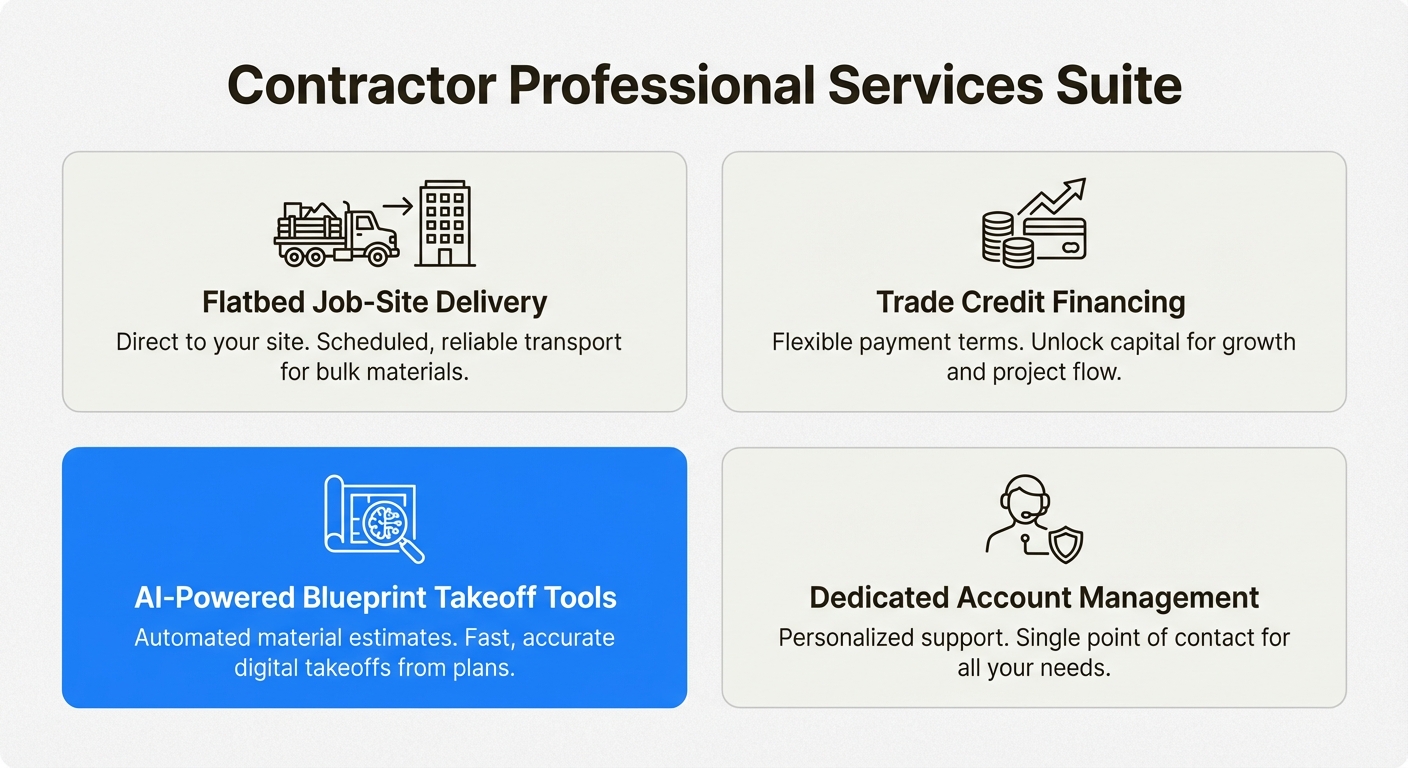 Specialized logistics and financial tools provide contractors with the infrastructure needed to manage complex construction projects efficiently