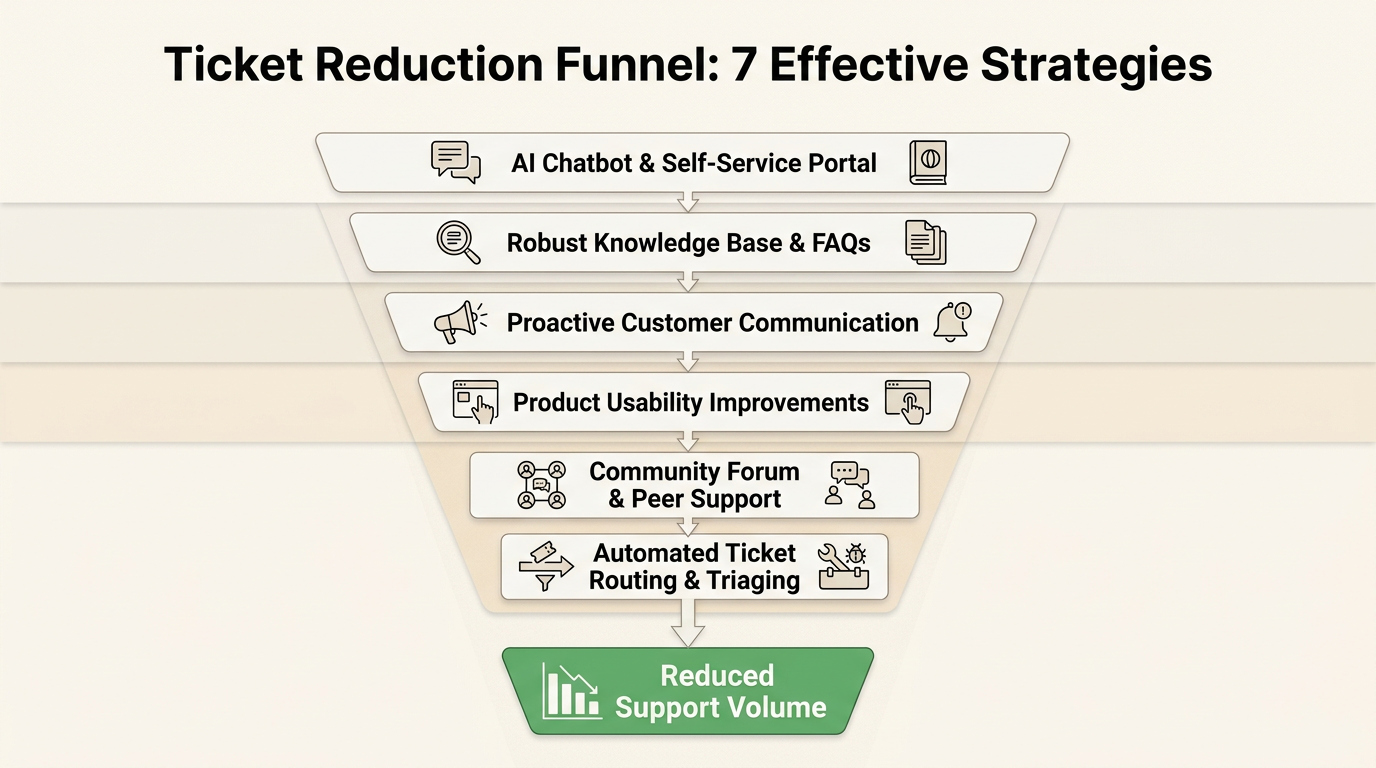 Sept stratégies éprouvées pour réduire les tickets de support avec l'IA