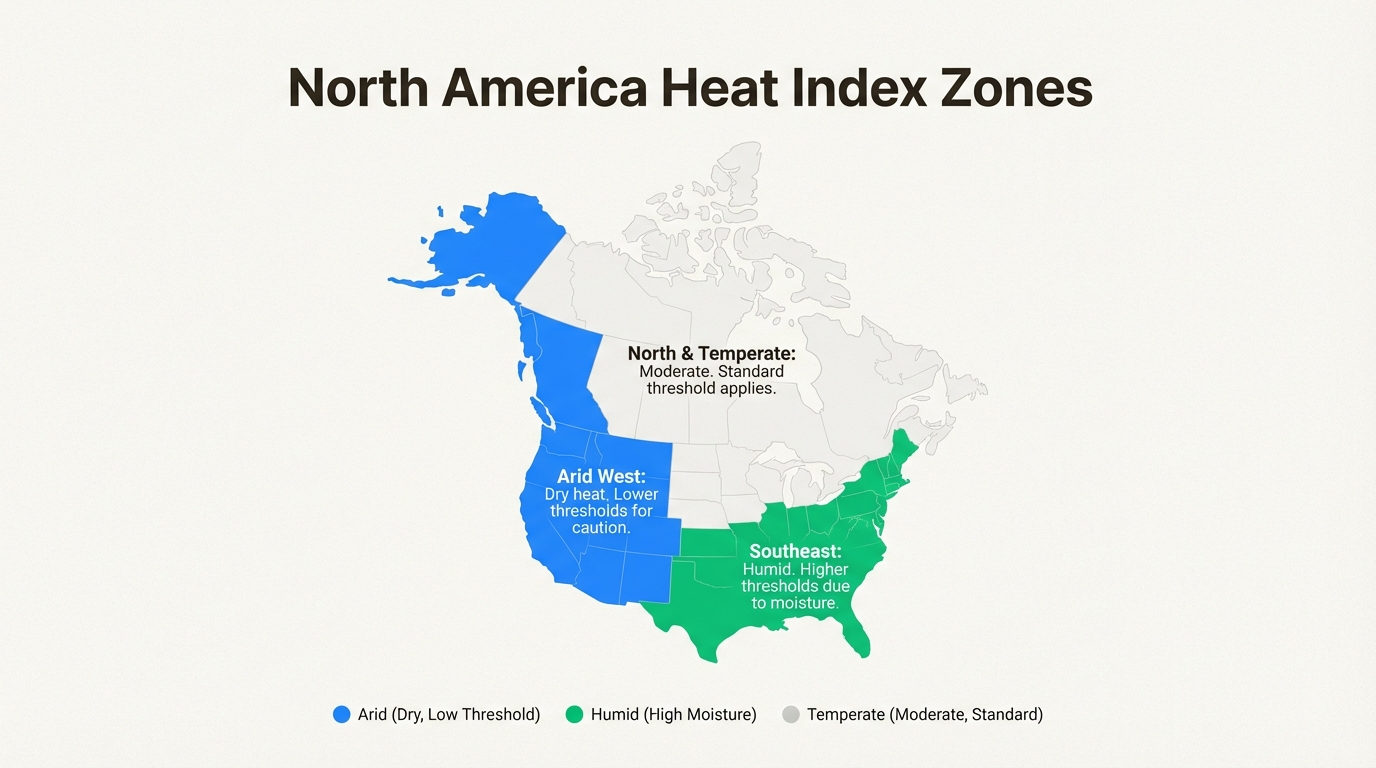 Regional humidity levels significantly impact how horses regulate heat, requiring different fly sheet strategies for dry versus humid environments.