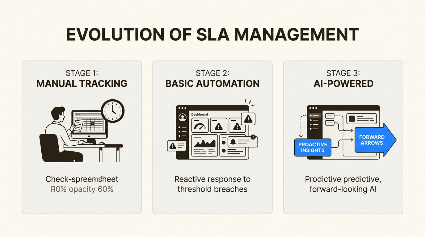 Cambio del seguimiento reactivo a la gestión proactiva de SLA impulsada por IA