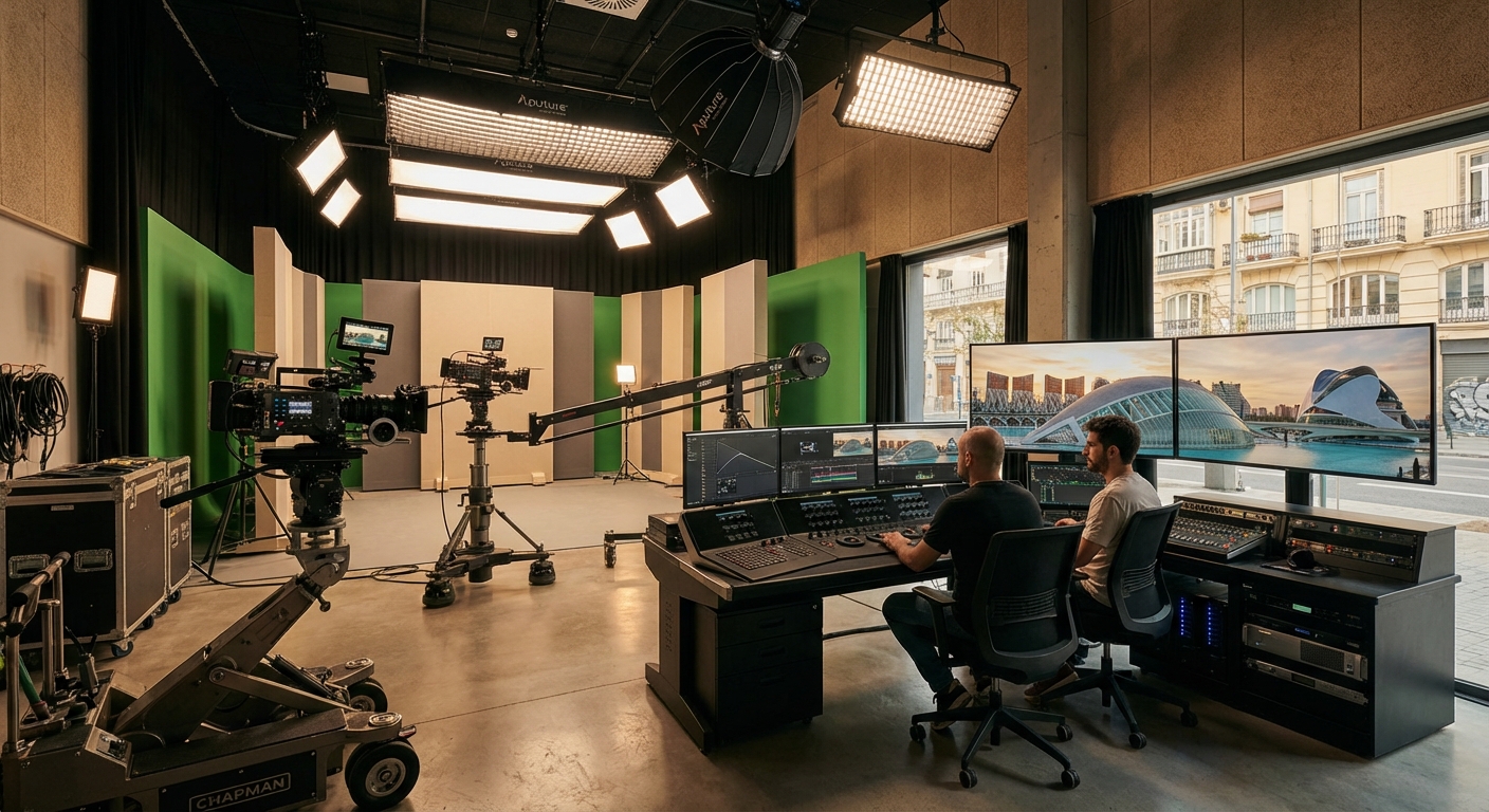 Estudio profesional en Valencia para producción corporativa y comercial