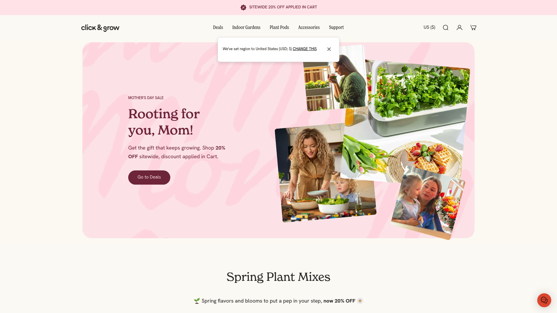 The Smart Garden 9 from Click & Grow offers an automated experience for beginners.