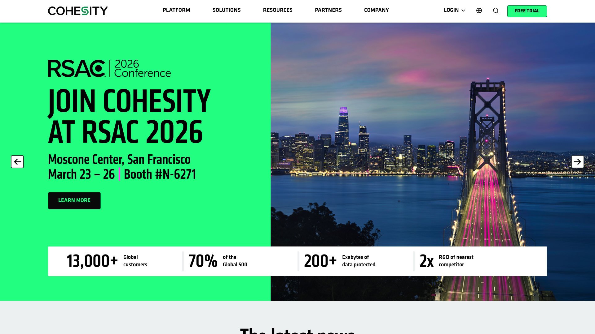 Cohesity DataProtect hyperconverged backup platform
