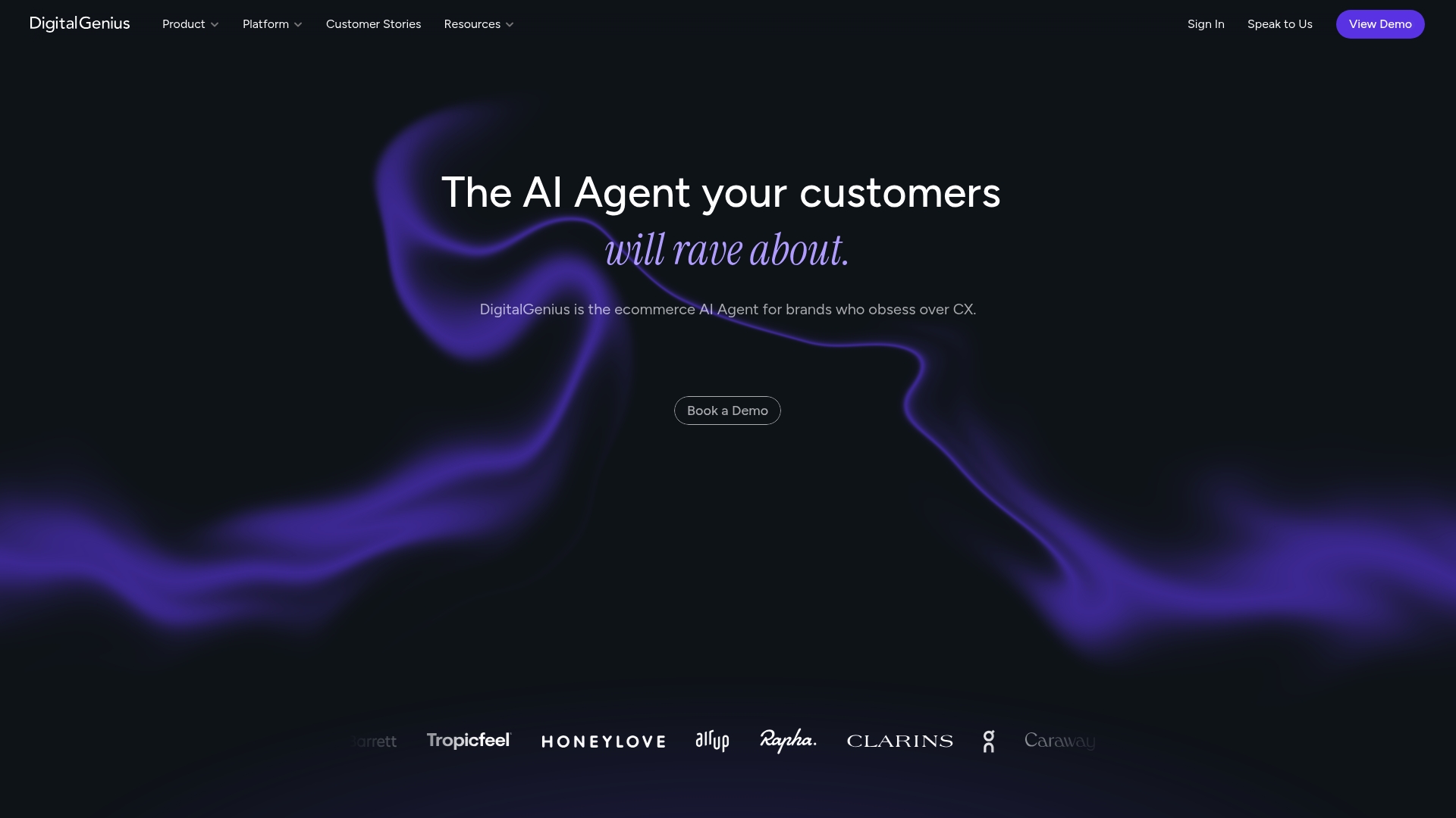 Plataforma de IA DigitalGenius para atendimento ao cliente de ecommerce