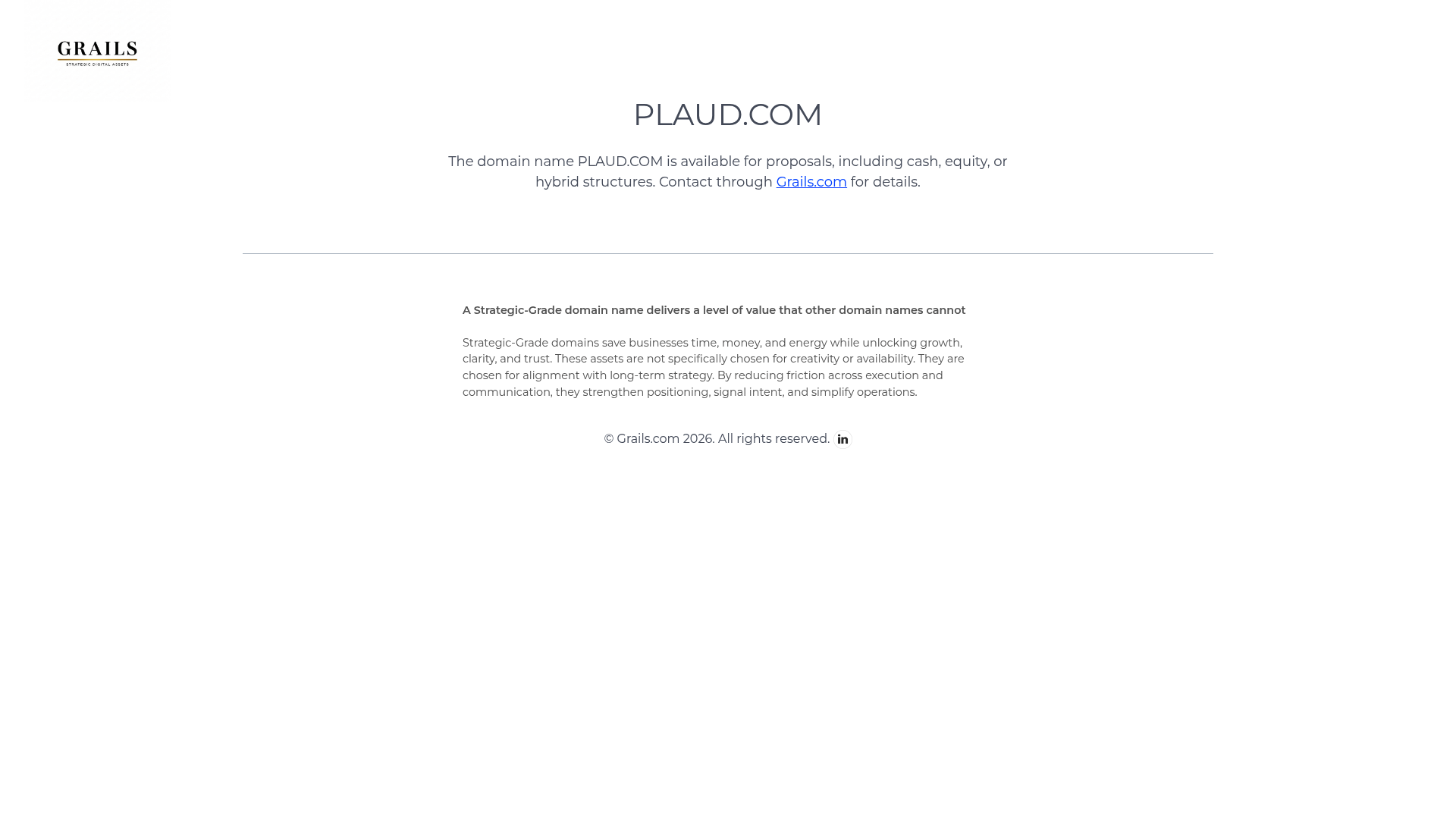 Página de destino de Plaud que muestra el dispositivo de hardware para la grabación de audio.