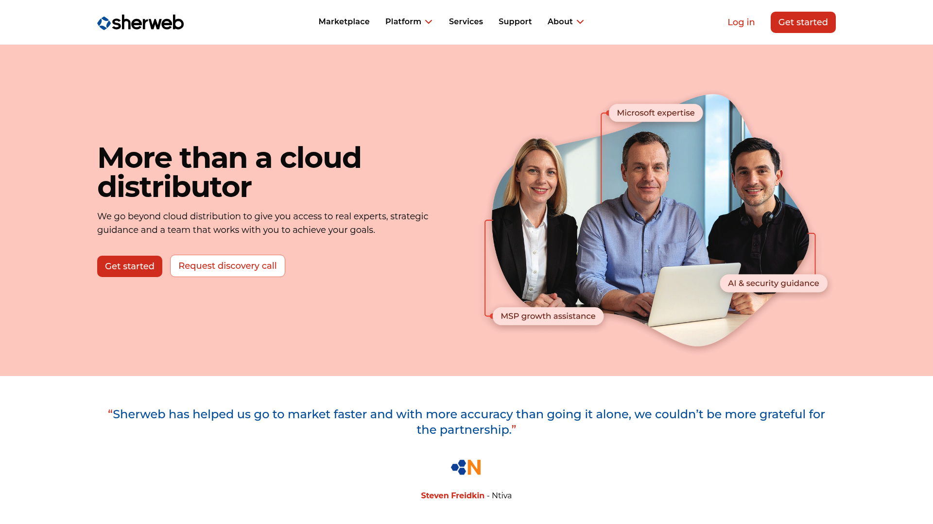 Sherweb Microsoft cloud solutions partner portal